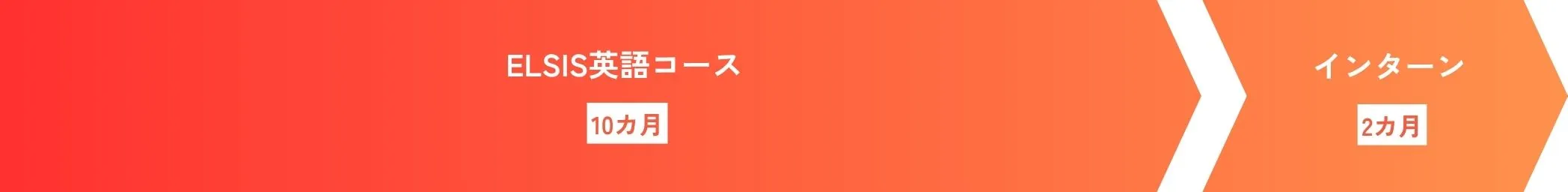 ケース①ワーホリビザで英語コース＋インターンのイメージ